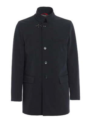 FAY: padded coats - Patch pocket nylon padded coat