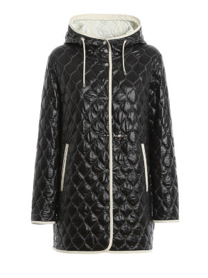 FAY: padded coats - Quilted nylon hooded coat