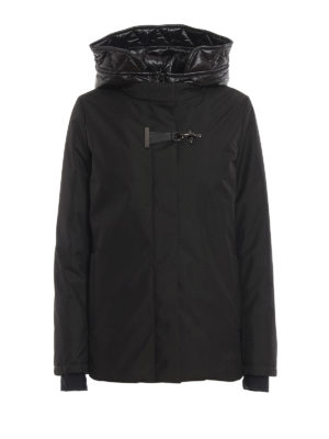 FAY: Lange Daunenmäntel - Daunenmantel - Schwarz