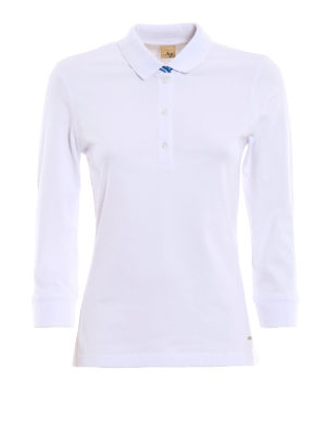 FAY: polo - Polo in cotone con doppio colletto