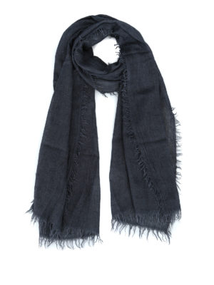 FAY: sciarpe e foulard - Sciarpa in misto cashmere tinta in capo
