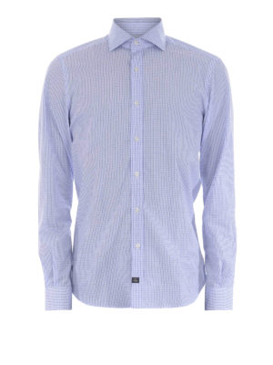 FAY: shirts - Checked cotton shirt
