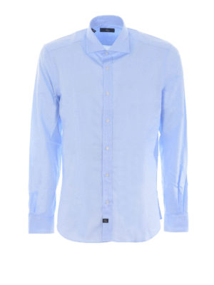 FAY: shirts - Cotton jacquard shirt