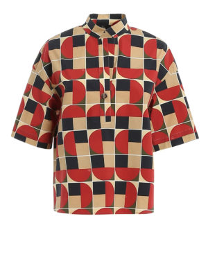 FAY: shirts - Fantasy print cotton shirt