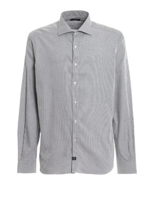 FAY: shirts - Melange grey shirt