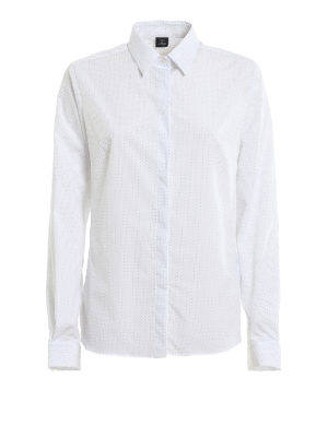 FAY: shirts - Polka dot cotton shirt