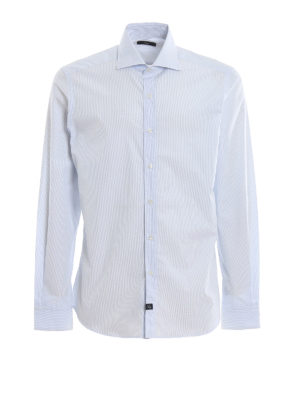 FAY: shirts - Striped cotton shirt