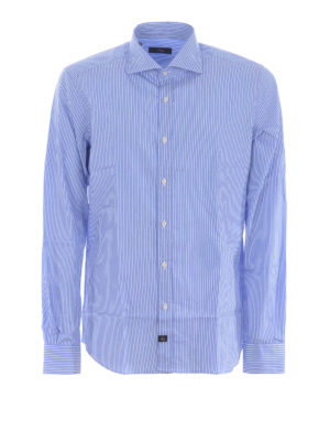 FAY: shirts - Striped cotton shirt