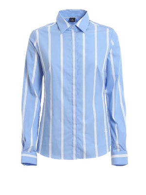 FAY: shirts - Striped cotton shirt