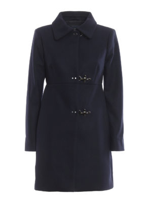FAY: short coats - Three-hook wool cloth coat