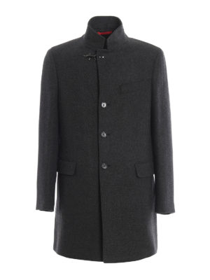 FAY: short coats - Wool blend short coat