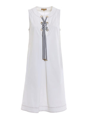 FAY: abiti corti - Abito stile marinaro in cotone