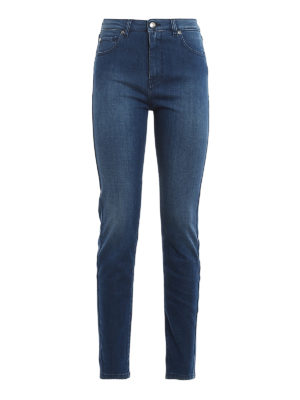 FAY: straight leg jeans - Stretch cotton 5 pocket jeans