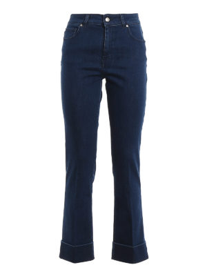 FAY: Jeans Rectos - Vaqueros Rectos - Lavado Medio