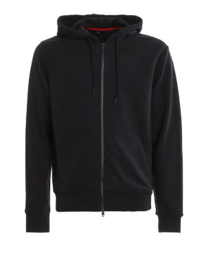 FAY: Sweatshirts & Sweaters - Blue cotton hoodie