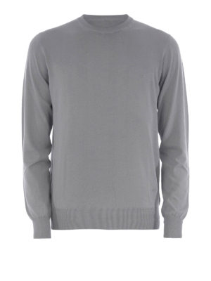 FAY: Sweatshirts & Sweaters - Logo embroidery cotton sweater