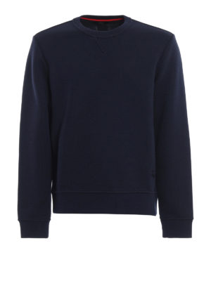 FAY: Felpe e maglie - Felpa in misto cotone blu scuro