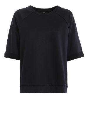 FAY: Sweatshirts & Sweaters - Short sleeve viscose sweatshirt