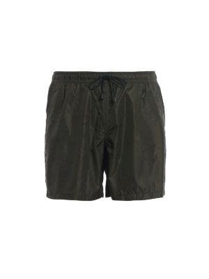 FAY: Costumi piscina e boxer - Boxer da mare in nylon semi lucido verdone