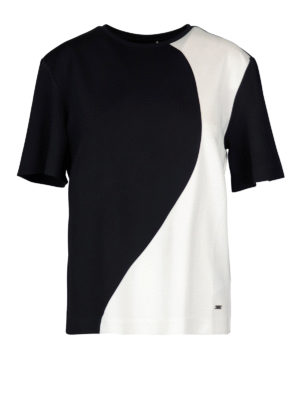FAY: t-shirts - Colour block jersey T-shirt