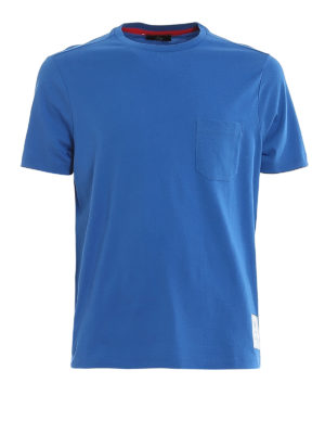FAY: t-shirts - Cotton jersey T-shirt with patch pocket