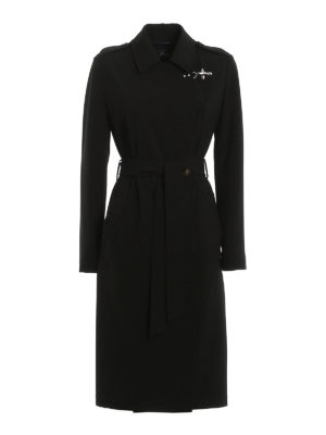 FAY: trench coats - Stretch technical fabric trench