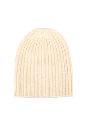 FEDELI: berretti - Berretto bianco in morbido cashmere