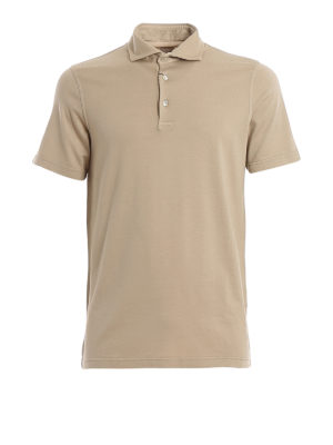 FEDELI: polo shirts - Zero organic cotton jersey polo