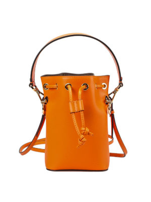 FENDI: Secchielli - Secchiello Mon Tresor Mini arancione
