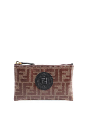 FENDI: custodie e cover - Bustina FFredom in jacquard vetrificato
