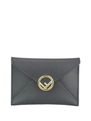 FENDI: clutches - F is Fendi leather clutch