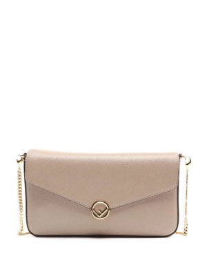FENDI: cross body bags - F is Fendi leather cross body bag