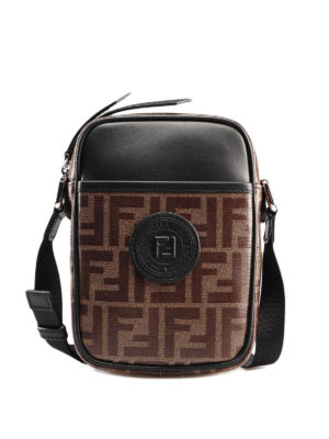 FENDI: borse a tracolla - Borsa a tracolla con maxi stampa FF