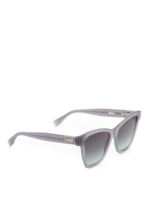 Fendi: sunglasses - Peekaboo grey acetate sunglasses