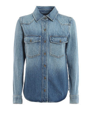 Frame Denim: shirts - Faded denim shirt