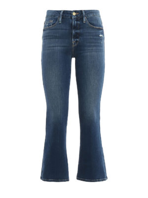 FRANCE PRODUCTION BY CATHERINE PUGET VINTAGE: Jeans boot-cut - Jeans Boot-Cut - Le Crop Mini Boot