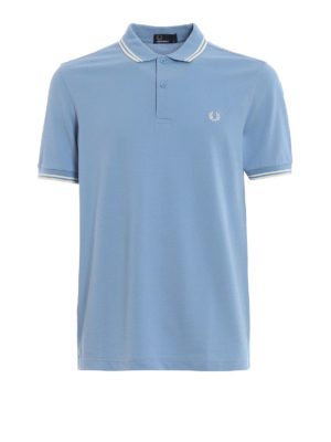 FRED PERRY: Polos - Polo - Azul Claro