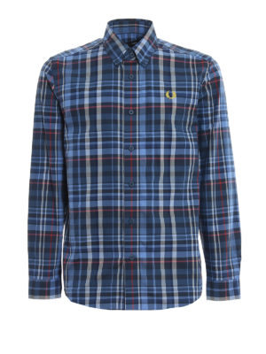 FRED PERRY: shirts - Tartan motif button down shirt