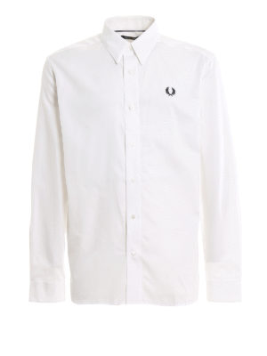 FRED PERRY: shirts - White button down shirt