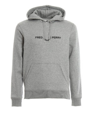 FRED PERRY: Sweatshirts & Sweaters - Logo embroidery hoodie