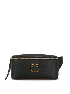 FURLA: marsupi - Piccolo marsupio Isola in pelle nera