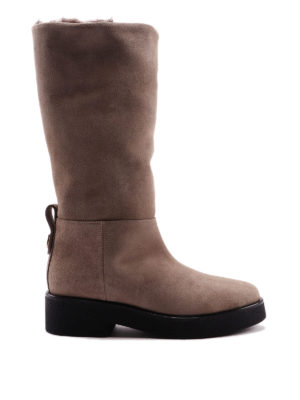 FURLA: Stiefel - Stiefel - Dunkelbeige