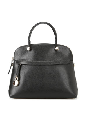 FURLA: bauletti - Borsa Piper in pelle stampa Ares