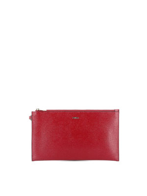 FURLA: clutches - Babylon XL leather clutch