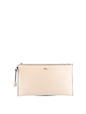 FURLA: clutches - Babylon XL leather clutch