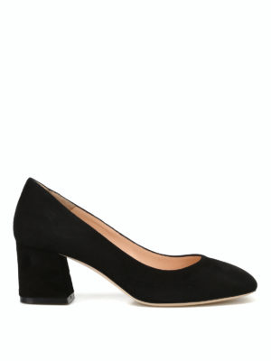 FURLA: scarpe décolleté - Décolleté Pin in suede nero