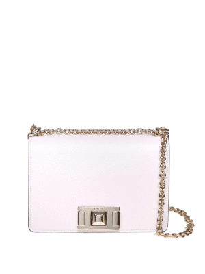 FURLA: borse a tracolla - Borsa a tracolla Mimì Mini bianca