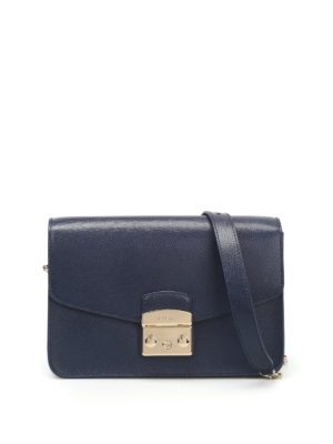 FURLA: Schultertaschen - Schultertasche Metropolis - Blau