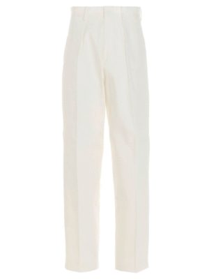 GCDS: casual trousers - Cotton gabardine chino trousers