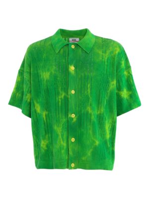 GCDS: polo shirts - Tie dye effect polo